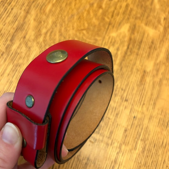 Givenchy leather belt M, without buckle - Picture 4 of 4